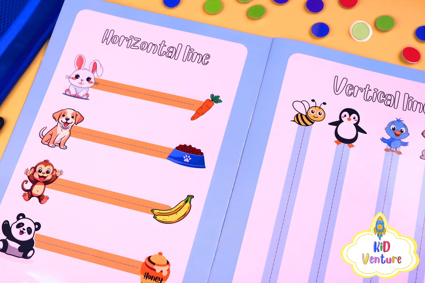 My busy book - Tracing lines