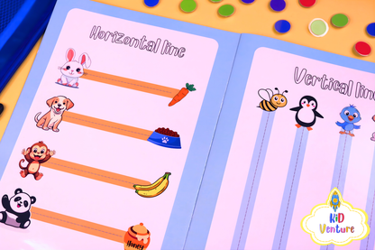 My busy book - Tracing lines